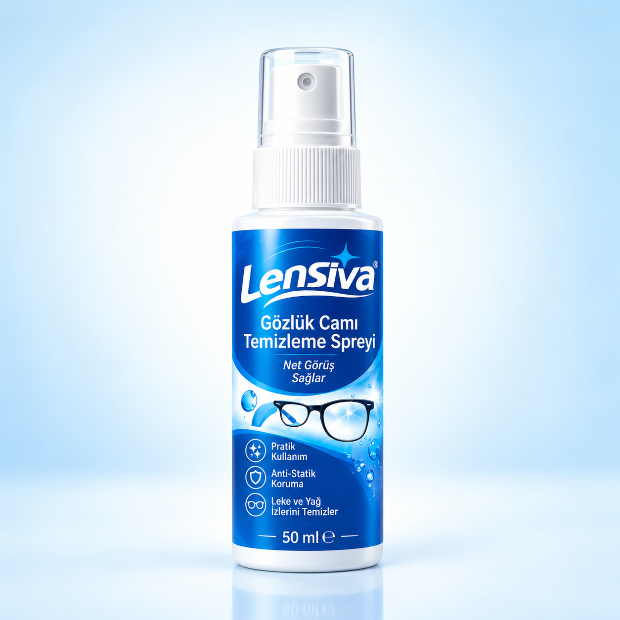Lensiva Gözlük Temizleme Solüsyonu 50 ml.
